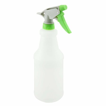 PRIME-LINE Trigger Sprayer Dispenser Bottles, 24-Ounce, 360 Degree Spray Position, Plastic w/Red Trim 3 Pack MP51001